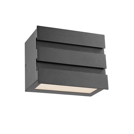 Chloe Lighting Chloe Lighting CH2R903BK05-ODL Beckett Contemporary LED Light Textured Black Outdoor Wall Sconce - 5 in. CH2R903BK05-ODL